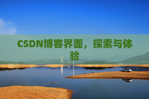 CSDN博客界面，探索与体验
